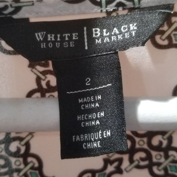 White House Black Market Layered Blouse - Picture 3 of 5